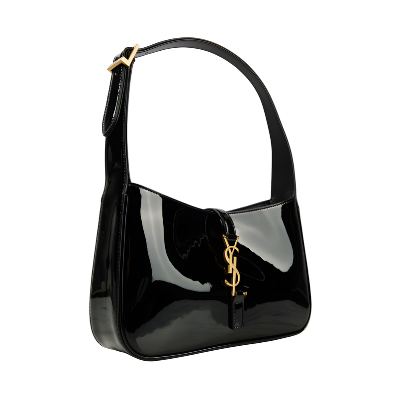 YSL Bag | Le 5À7 Patent Leather Black