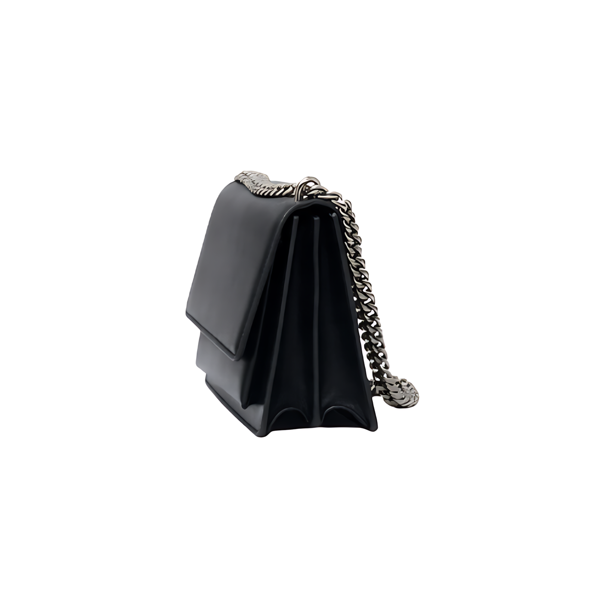 YSL Bag | Sunset Medium Black Smooth Leather