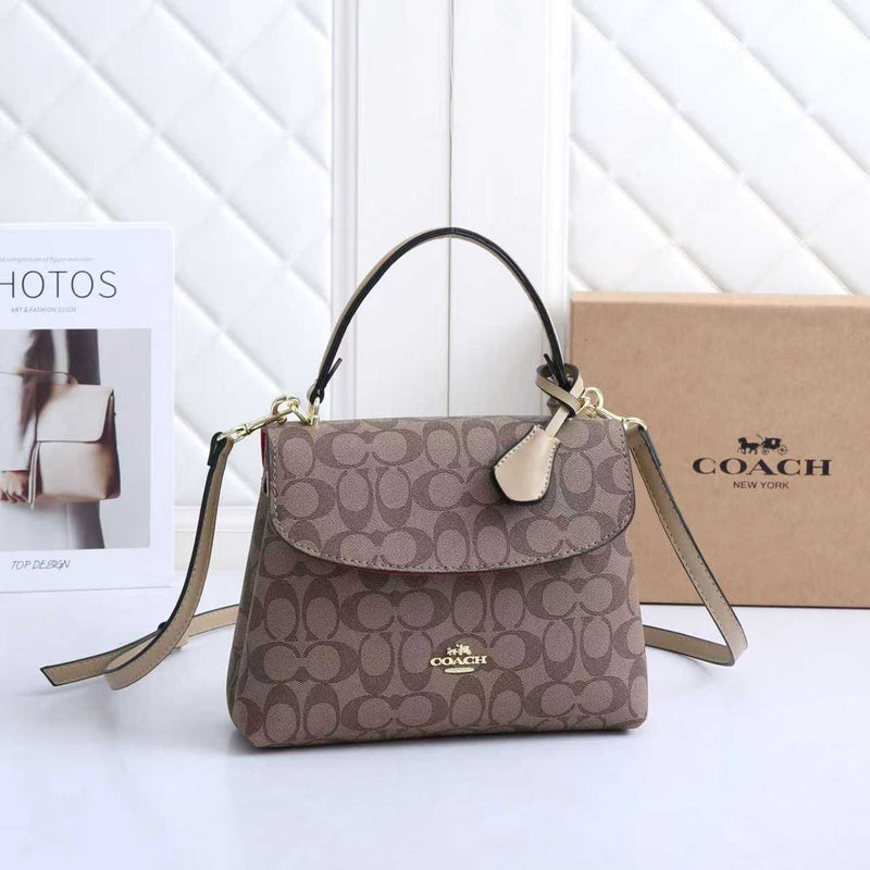 Coach Bag | Emory Top Handle Pebble Signature
