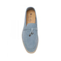 Loro Piana  Women's Loafers |  Summer Charms Walk Light Blue