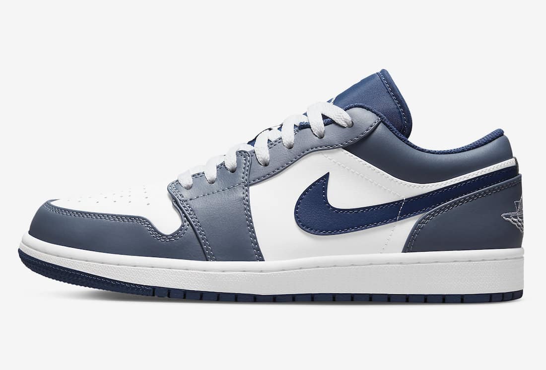 Air Jordan 1 Low 'Steel Blue / White / Grey'
