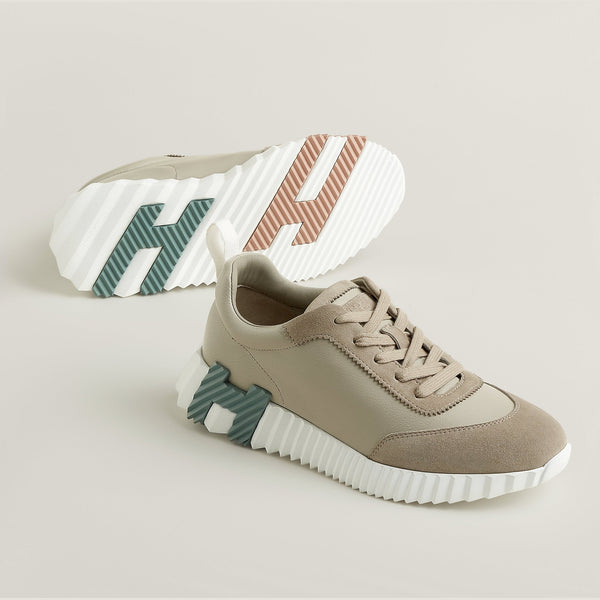 Hermès Bouncing Sneaker 'Beige / Green