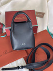 Loro Piana Micro Bale Bag in Grained Leather