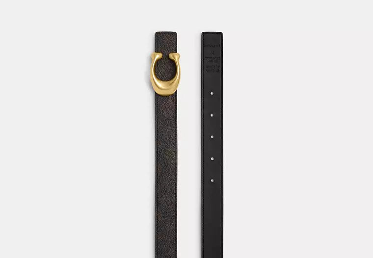 Sculpted C Buckle Reversible Belt