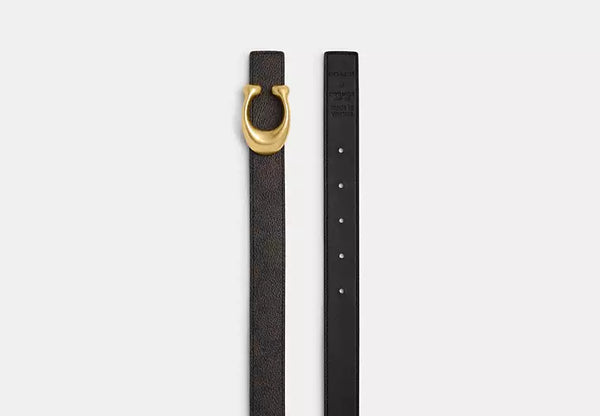 Sculpted C Buckle Reversible Belt
