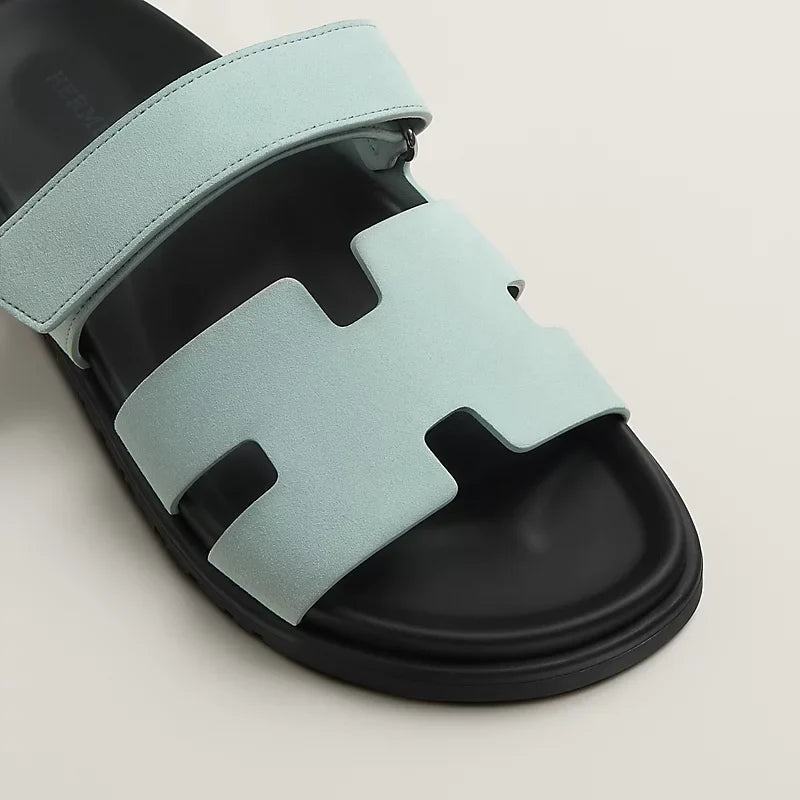Hermès Sandals | Chypre Espom Glacier Blue