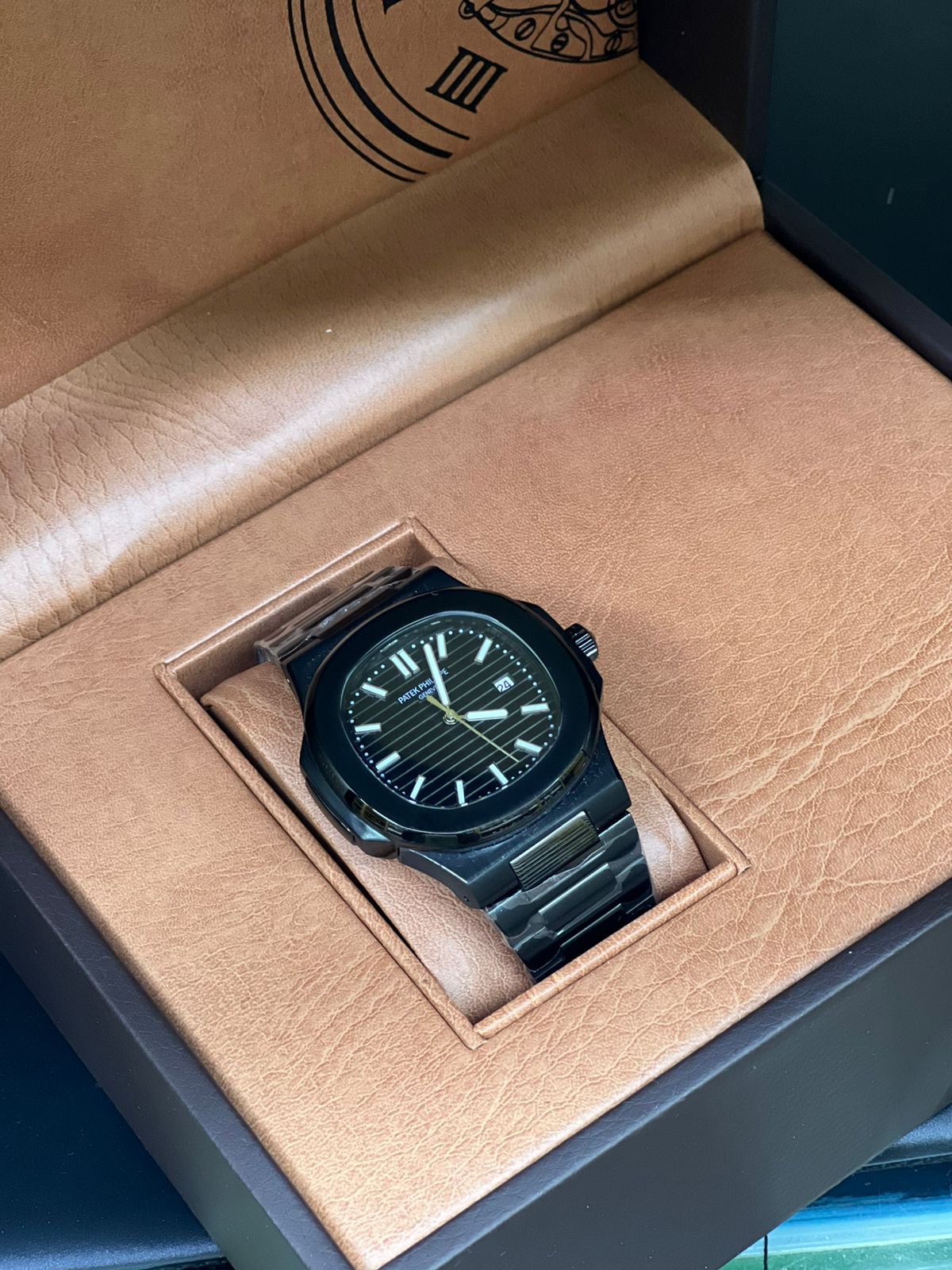 Patek Philippe Nautilus Watch in Black Matte