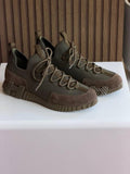 Hermès Sneaker 'Olive / Taupe'