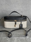 Loro Piana Extra Pocket Bag In a Two Tone Canvas And Leather Design