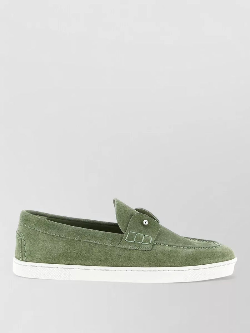 Christian Louboutin Loafers | Chambeliboat Olive Green