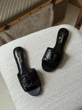 Women's Monogram Flat Sandals