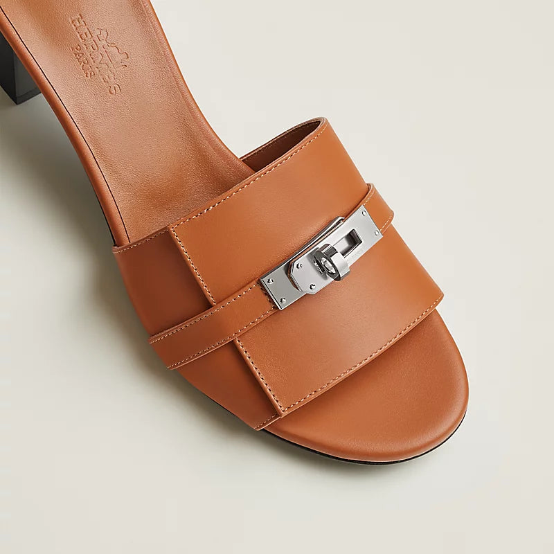 Hermes Gigi 50 sandal Naturel