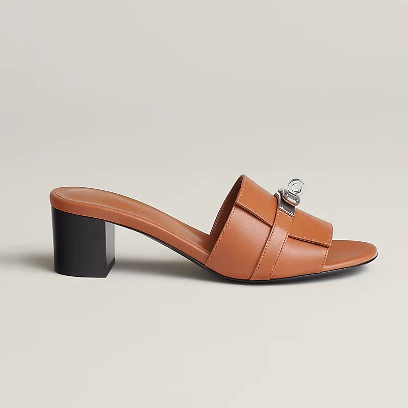Hermes Gigi 50 sandal Naturel