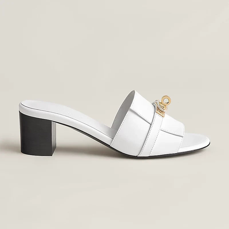 Hermes Gigi 50 sandal Blanc