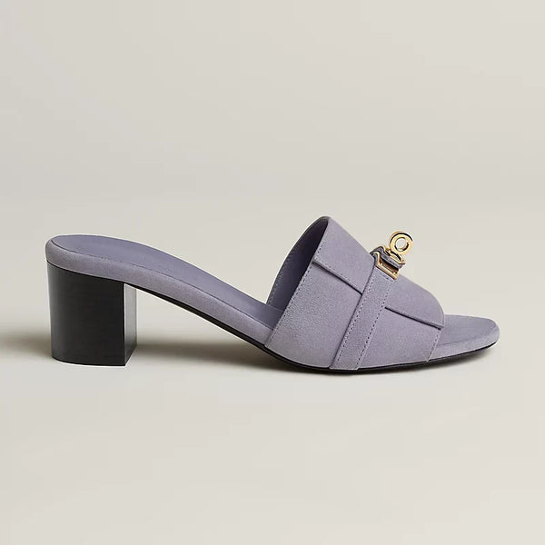 Hermes Gigi 50 sandal violet glycine