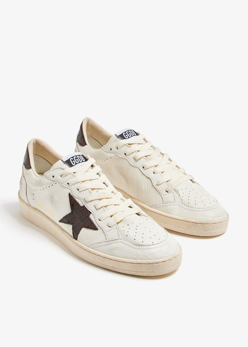 Golden Goose Ball Star LTD 'White / Burgundy'