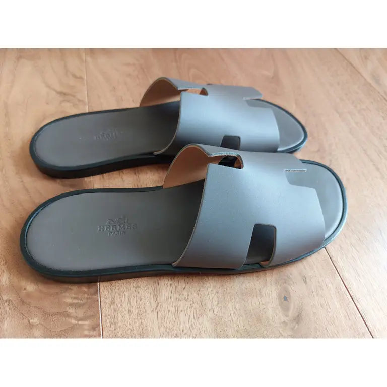 Hermès Sandals | Izmir Leather Grey