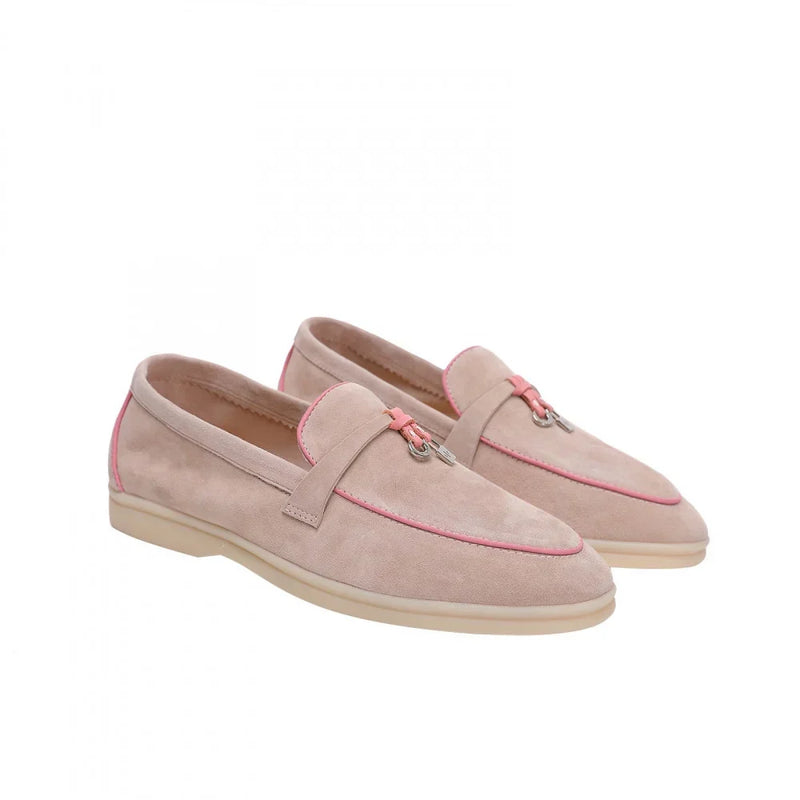 Loro Piana  Women's Loafers | Summer Charms Walk Pink