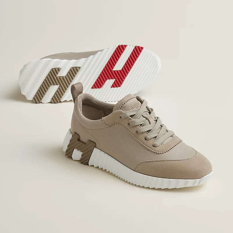 Hermès Bouncing Sneaker 'Beige / Rose / Orange