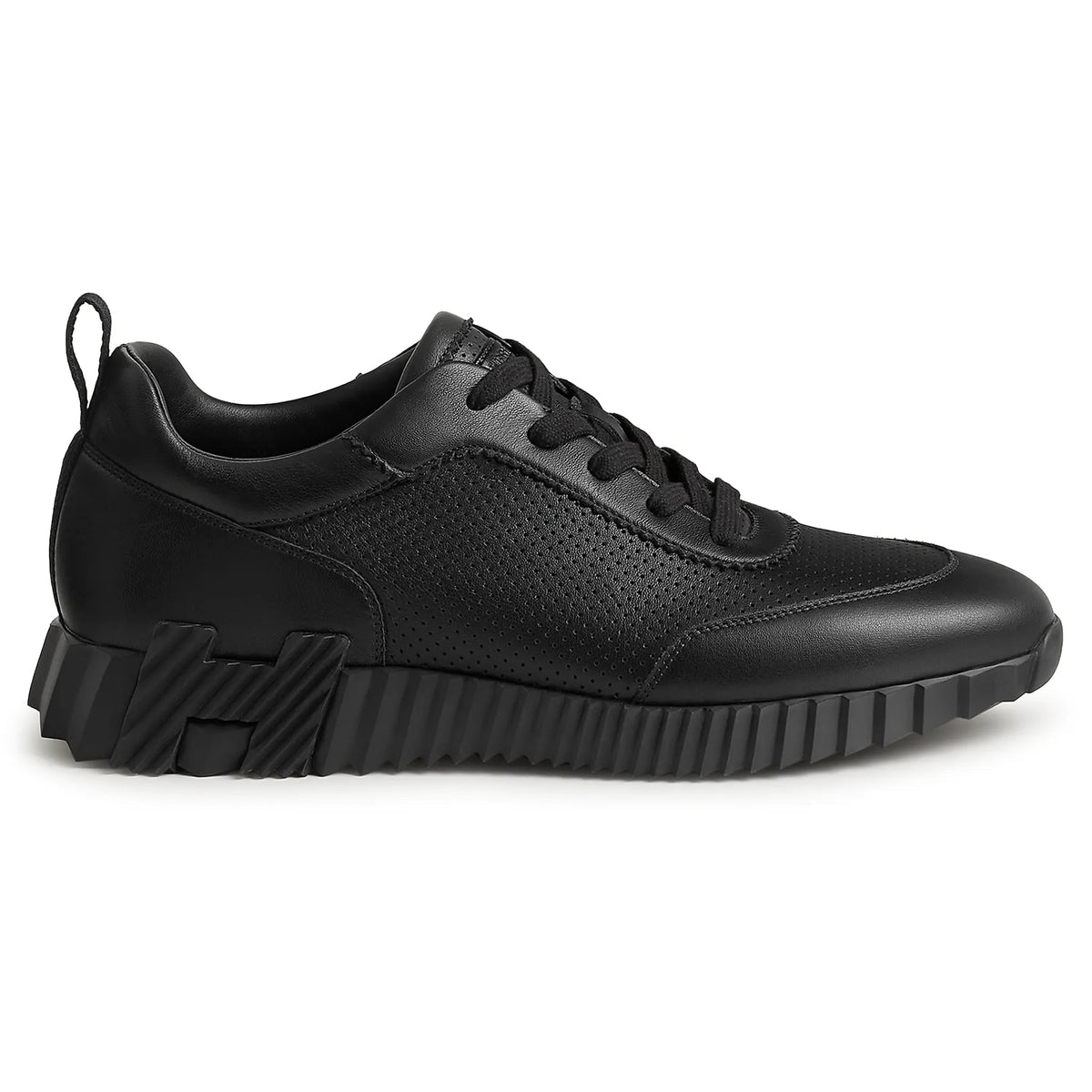 Hermès Bouncing Sneaker 'Black Perforated Leather