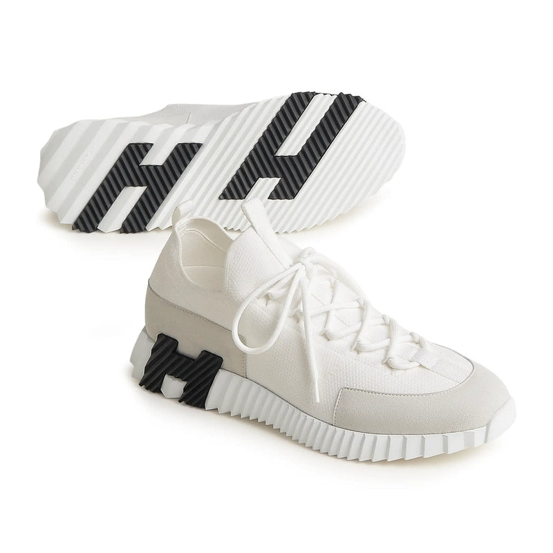 Hermès Lift Slip-On Sneaker 'White / Black