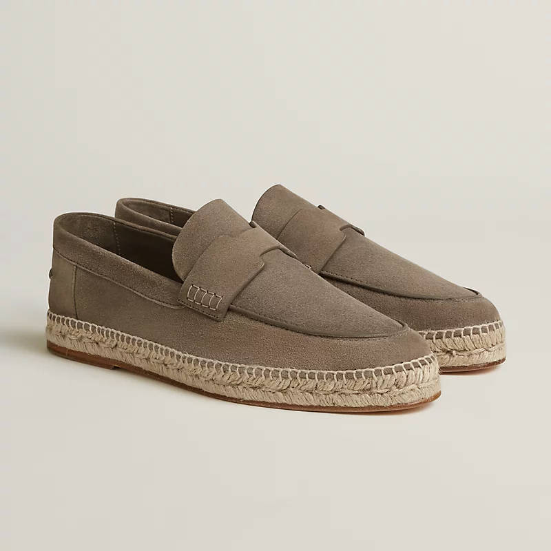 Hermes Women's Loafers |Trip espadrille etoupe