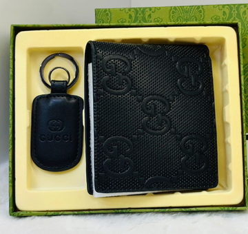 Gucci men's wallet gift set