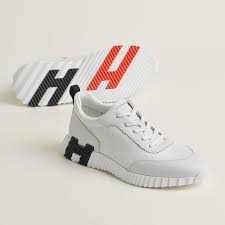 Hermès Bouncing Sneaker 'White / Black