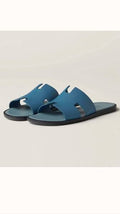 Women's White Logo Flat Sandals