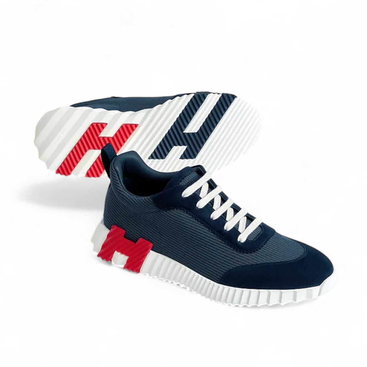 Hermès Bouncing Sneaker 'Navy / Orange