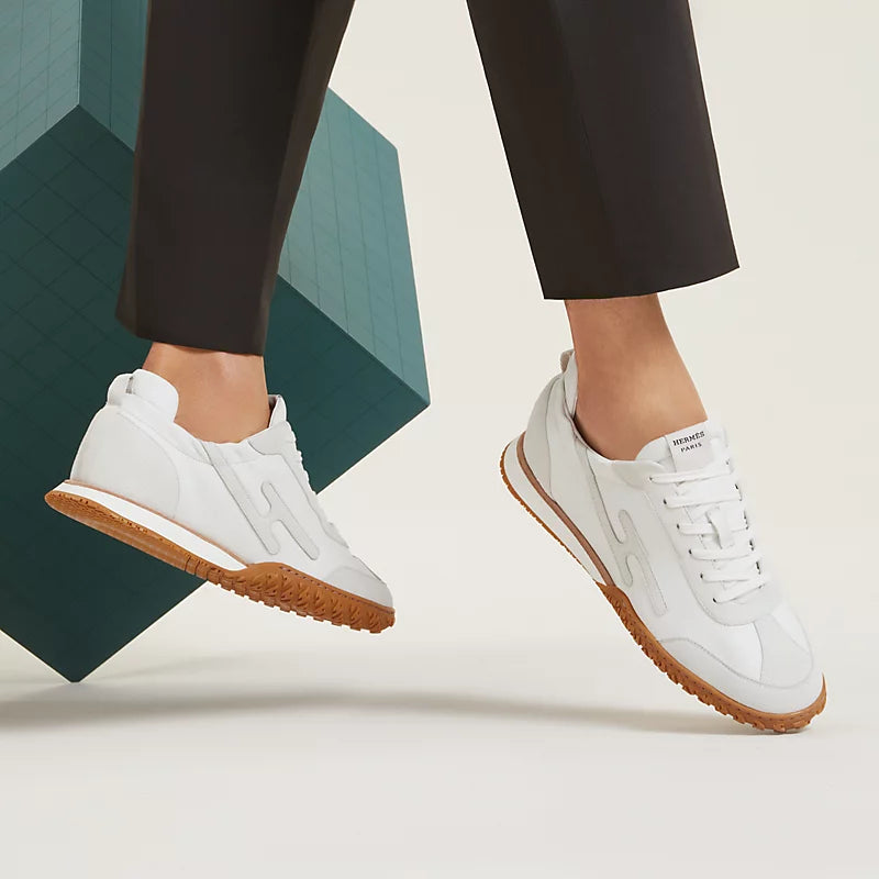 Hermes Jet Sneakers White