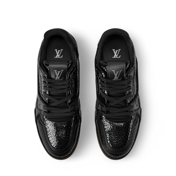 LV Trainer Sneaker Denim Noir