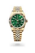 Rolex | Sky-Dweller Yellow Gold Green Dial