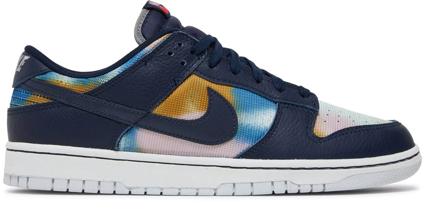 Nike Dunk Low 'Graffiti Navy' — DM0108-400 / GS DM1051-400