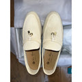 Loro Piana Loafers | Summer Charms Walk White Suede