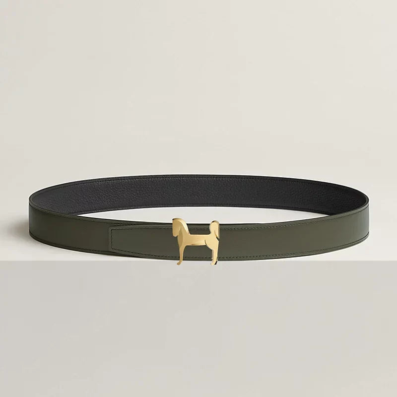 Hermès Belt | Leather Olive