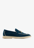 Loro Piana Women's Loafers |Summer Charms Walk Navy