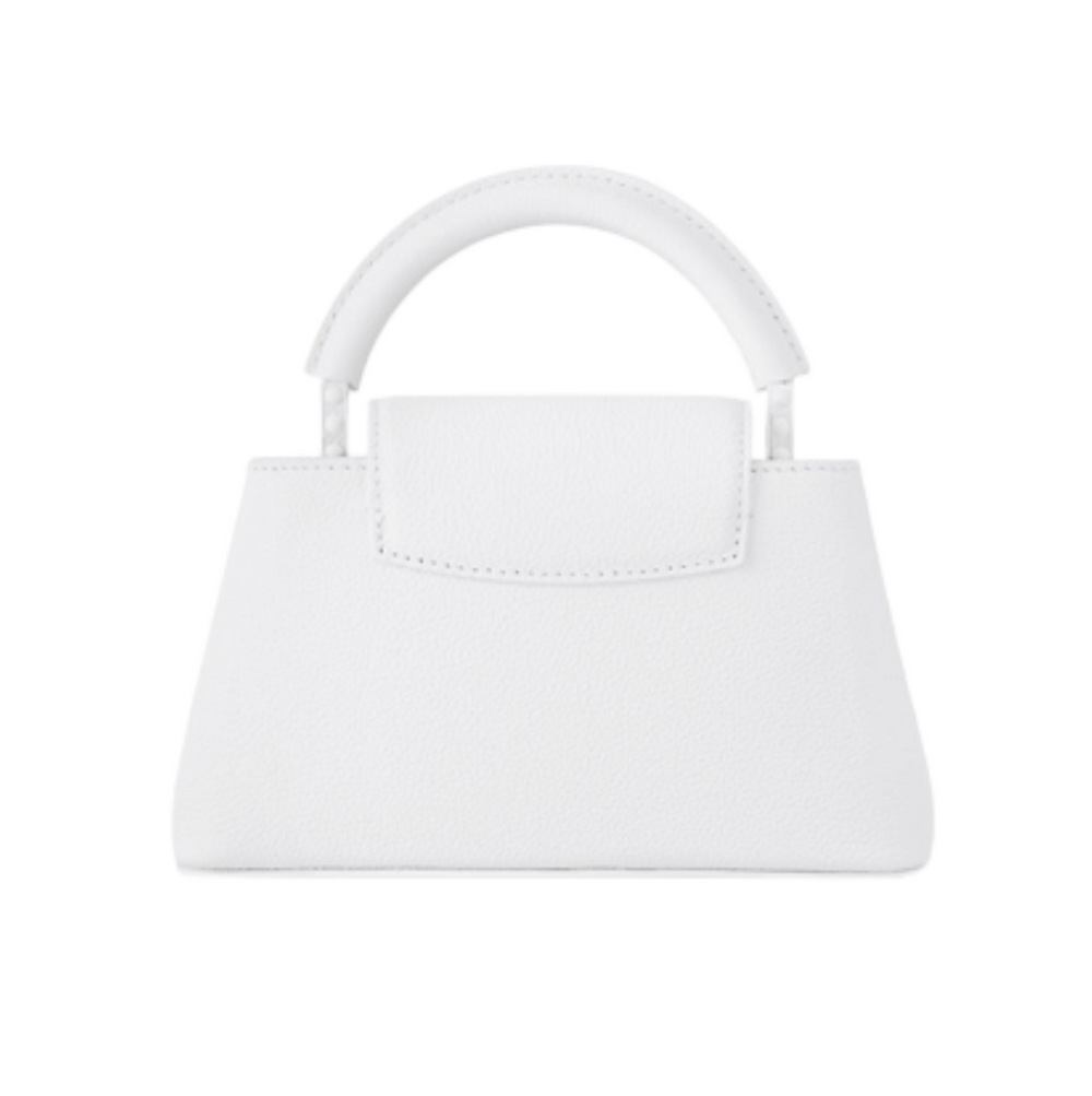 Louis Vuitton Bag | Capucines East West Quartz White
