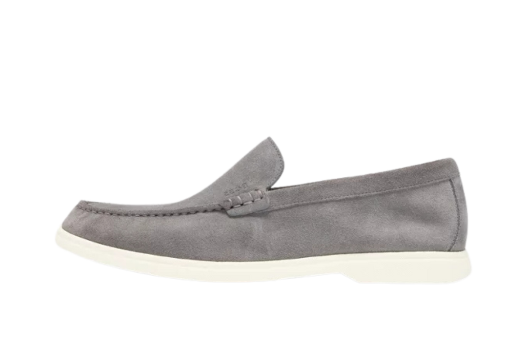 Loro Piana Gray Men's Loafers