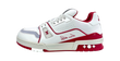 Louis Vuitton Trainer #54 Signature White Red