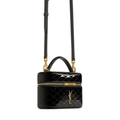 Saint Laurent Bag | Gaby Vanity Bag In Black Patent Leather