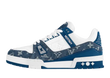 Louis Vuitton Blue White Trainer