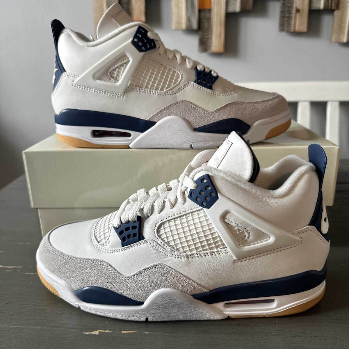 Air Jordan 4 Retro SB 'White Navy'