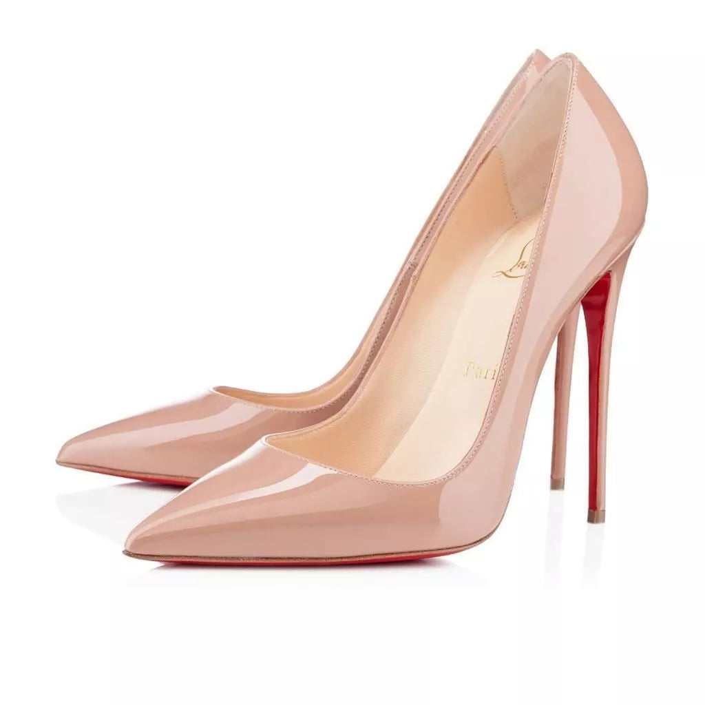 Christian Louboutin So Kate Beige Pumps