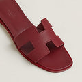 Hermès Oran Sandal Bordeaux Leather
