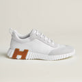 Hermès Bouncing Sneaker 'White / Light Grey / Orange