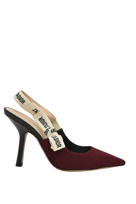 Dior J'Adior slingback pumps in burgundy