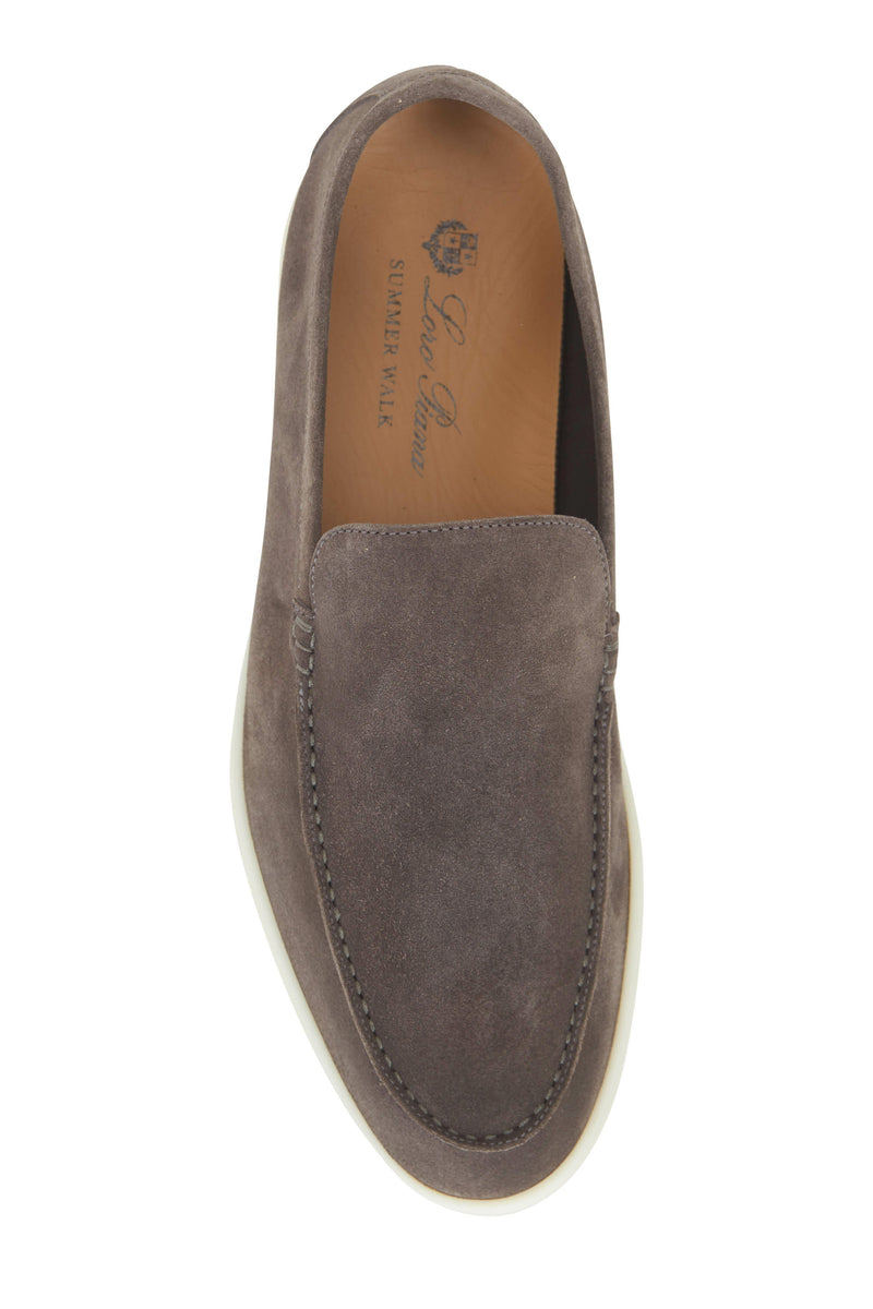 Loro Piana Loafers | Warm Gray Summer Walk